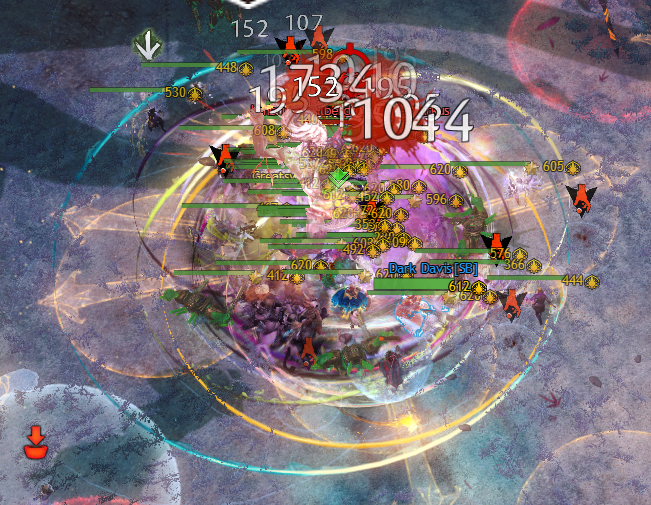 Umbriel preparing to use Rending Storm
