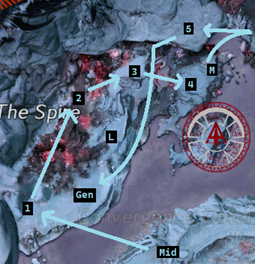 Route for Northwest Split