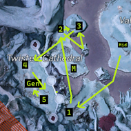 Route for Southwest Split